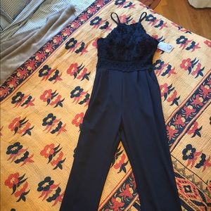 SOLD OFFSITE - Floral-top Jumpsuit (with POCKETS!)